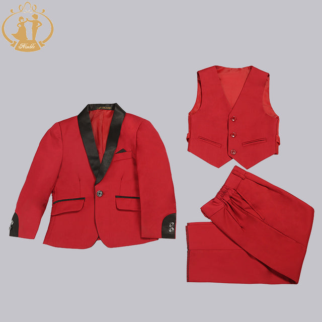 Lunie Spring Autumn Formal Boys 3pieces  Suit