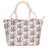 Flower Printing Canvas Graffiti Shoulder Bag - Luniestore